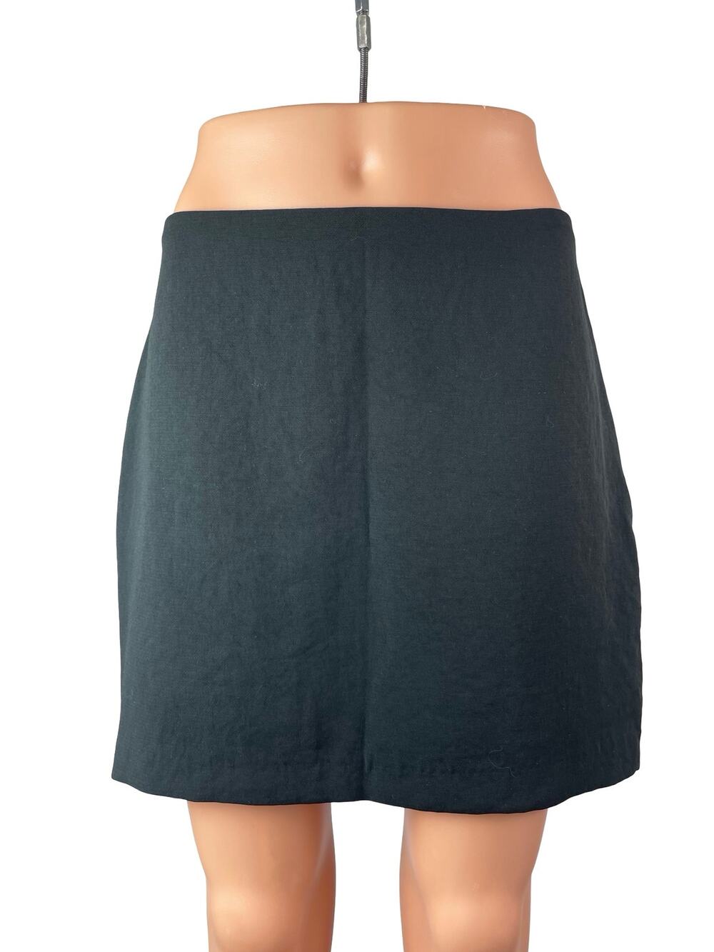 Abercrombie & Fitch Women's Black High Waisted Straight Mini Skirt Skort Size M
